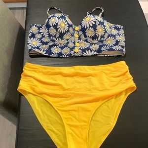 High Waisted bathing suit